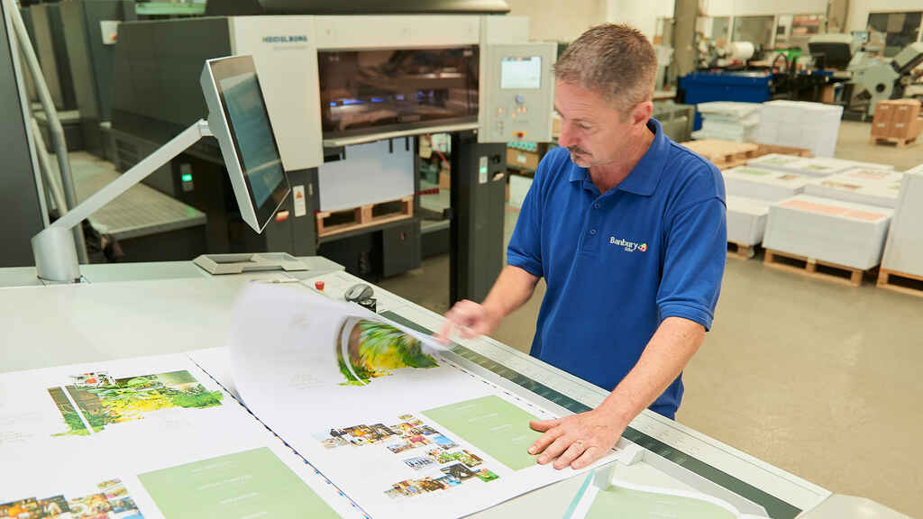 Lithographic printers in Banbury, Oxforshire